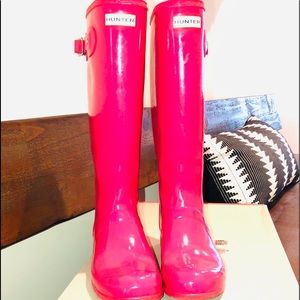 Hunter Tall Gloss Rainboots